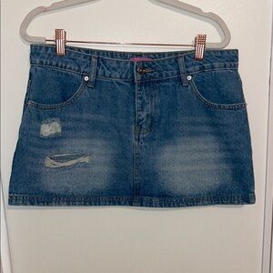 NWOT Edikted Blue Casual Mini Skirt